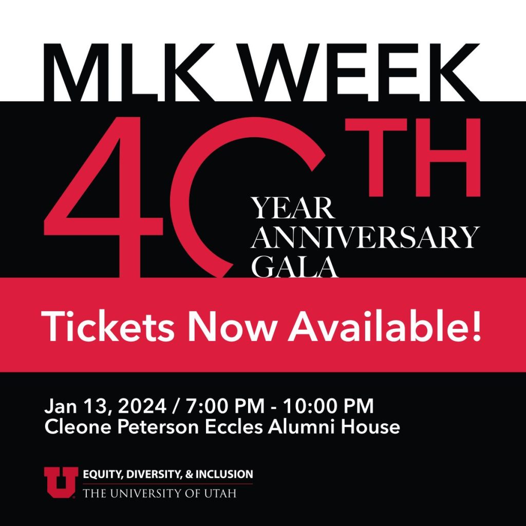 MLK Week 40th Anniversary Gala tickets are now available