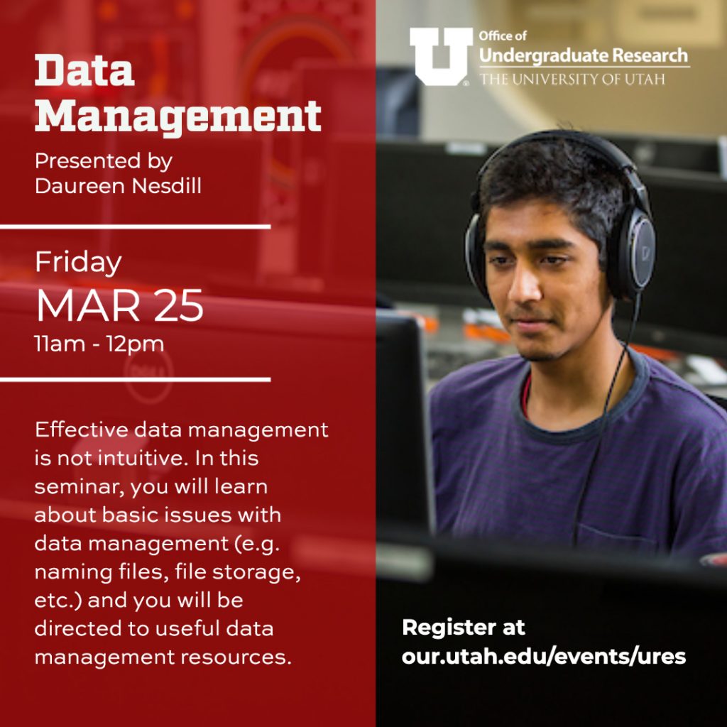 Data Management presented by Daureen Nesdill