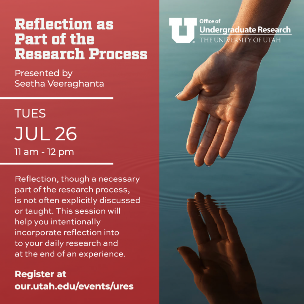 Reflection as Part of the Research Process