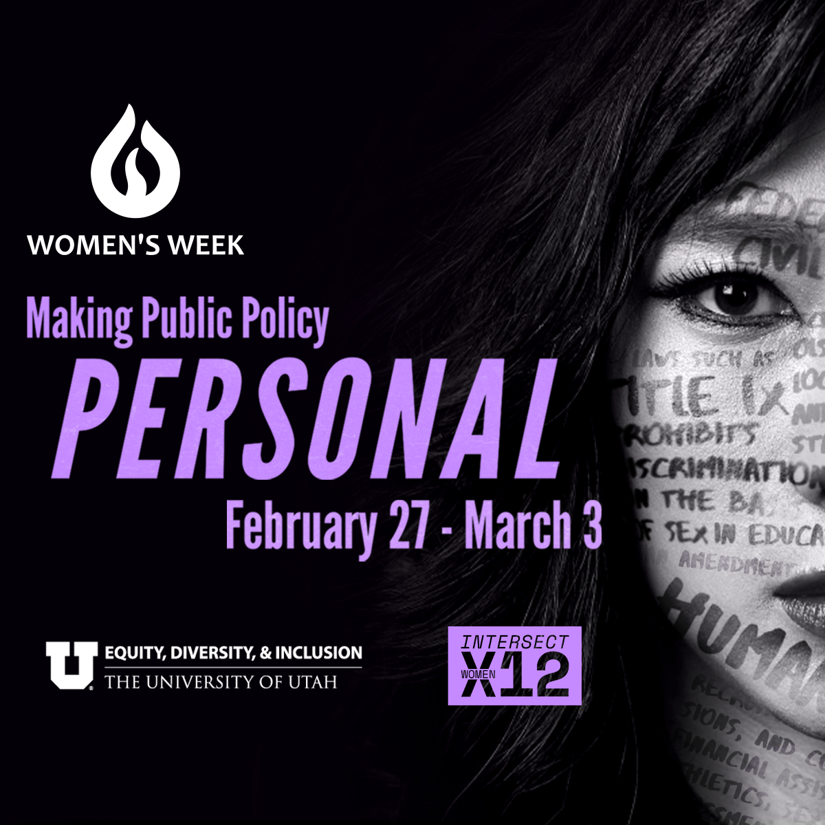 Women's Week Making Public Policy Personal; February 27 - March 3