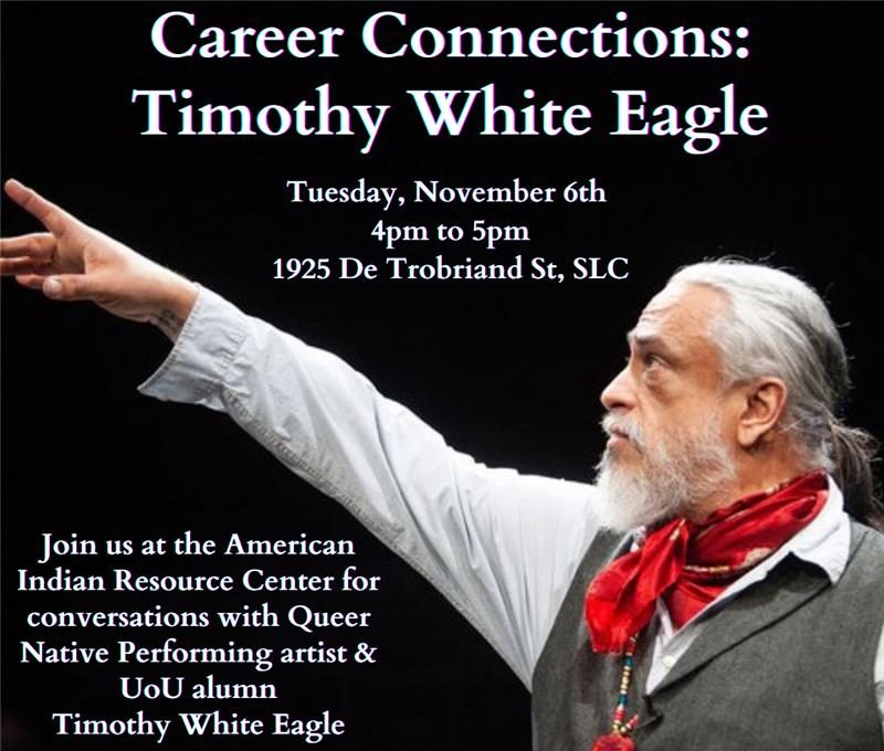 Timothy White Eagle extending out his right arm at head height